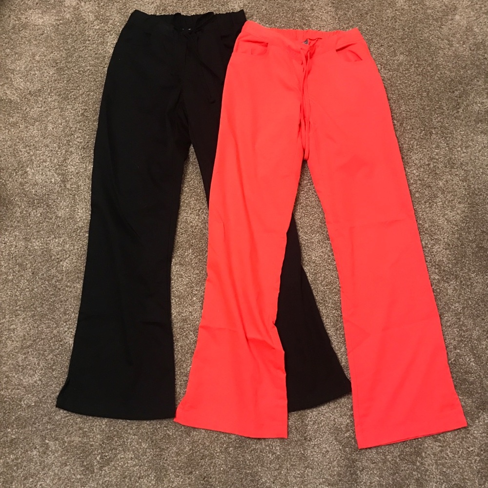 Set of 2 Greys anatomy XXS Drawstring flare scrubs